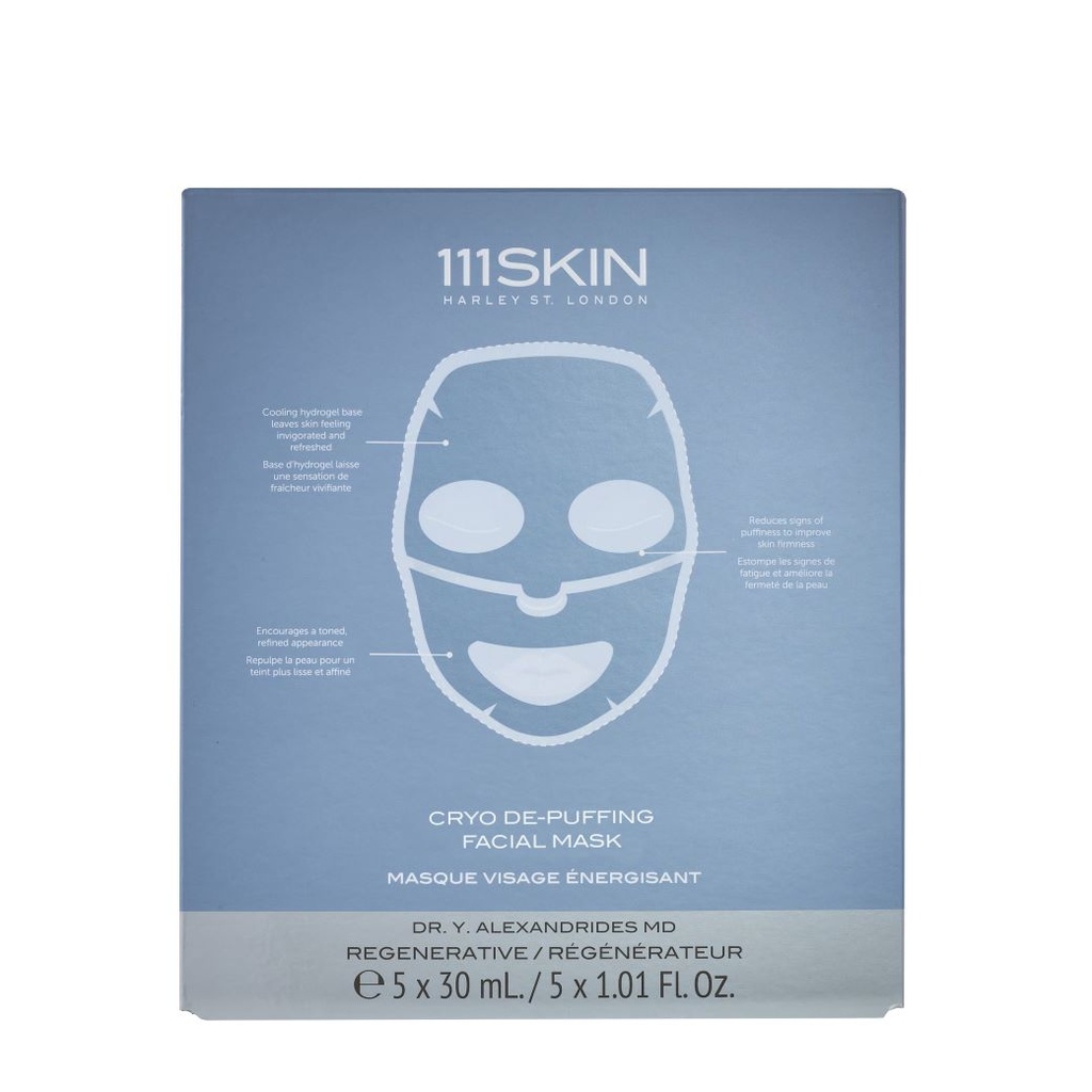 111 Skin - Cryo De-Puffing Facial Mask 5*30 ml.