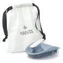 Manta - Mirror Blue Healthy Hair Brush