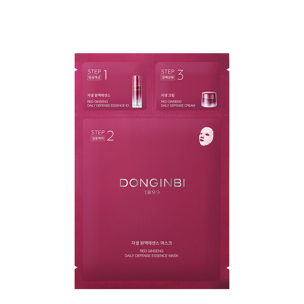 [110210012] Donginbi 1899 - Red Ginseng Daily Defense 3-Step Care Mask 5*37 g.