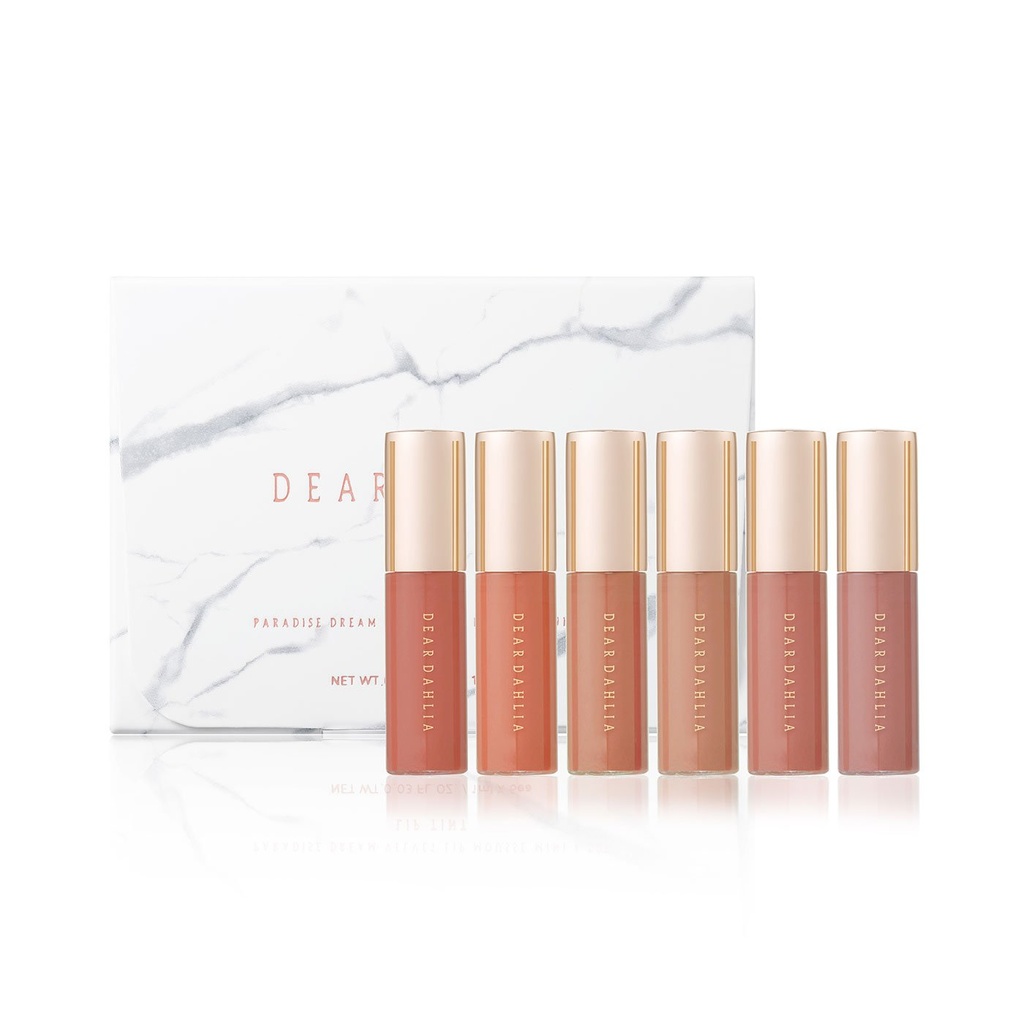 [110190013] Dear Dahlia - Paradise Dream Velvet Lip Mousse Mini 6 Set